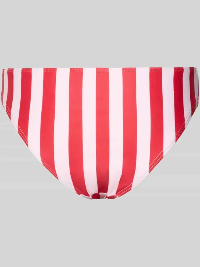 Pieces Bikinibroekje van elastische materiaalmix model 'BAOMI' rood, foto 2