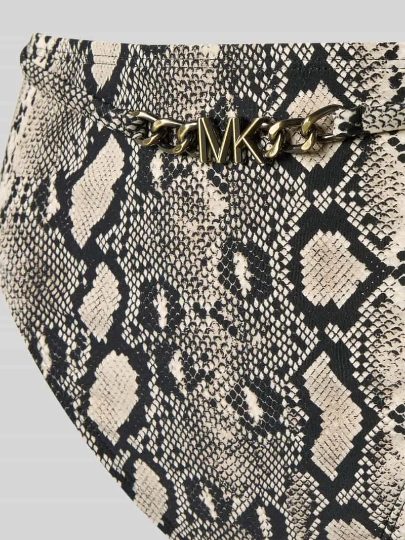 Michael Kors High waist bikinibroekje model 'BOHO PYTHON' zwart, foto 3
