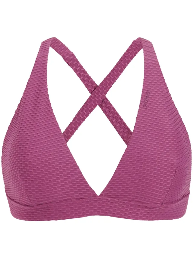 Protest MIXEndless - Bikini top Dames - Koordsluiting - Uitneembare vulling - Normale pasvorm - Roze Punch Pink