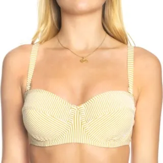 Sunseeker Vintage Prairie Underwire Bikini Bra Geel