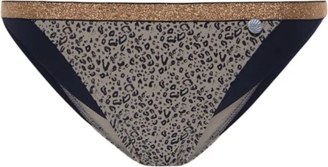 Beachlife Bikinibroekje - Cheetah - Maat 36(S) Zwart, Koper