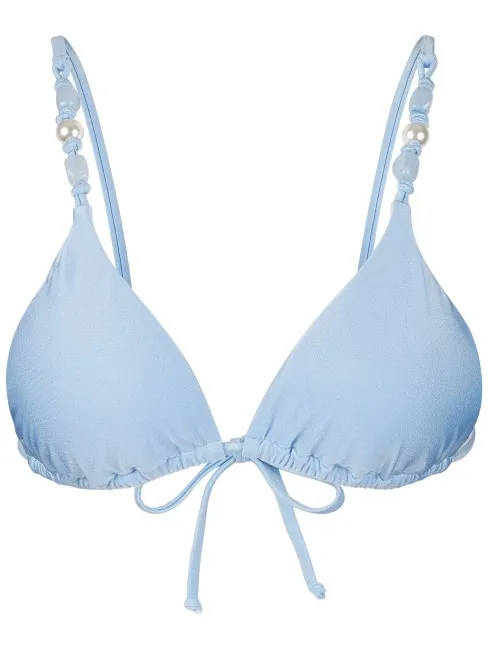 Seafolly Palermo Slide Tri - Bikinitop, blauw