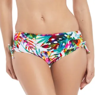 Fantasie Margarita Island Adjustable Leg Short bikinibroekje print Wit,Versch.kleure/Patroon