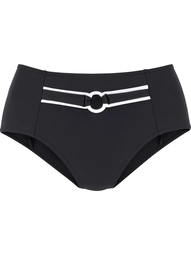 Highwaist bikinibroekje zwart, foto 2