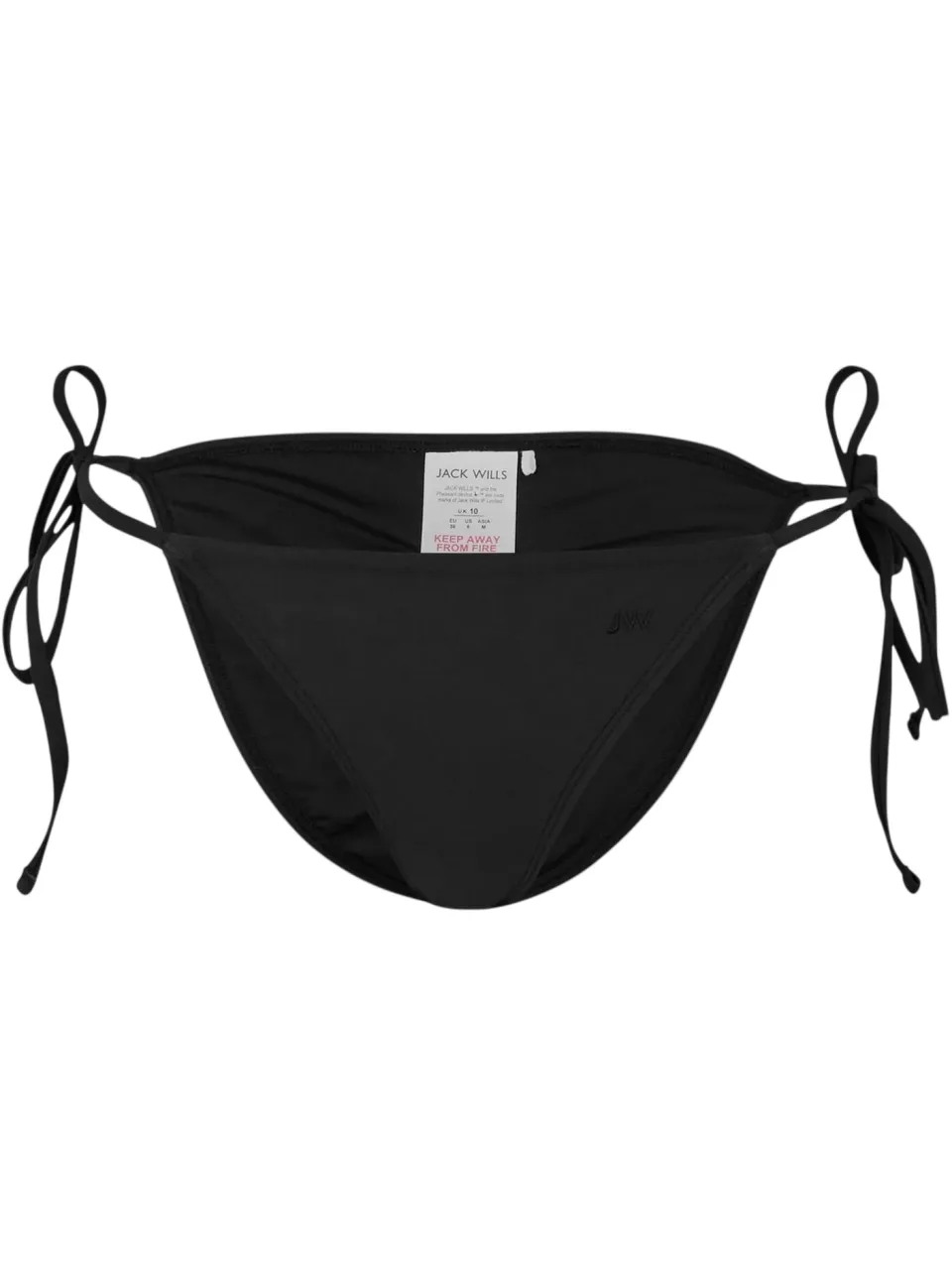 Jack Wills Dames/dames Zijwaartse Bikinibroekjes (Zwart), foto 2