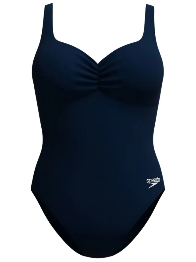 Speedo Dames/Dames AquaNite Shaping ééndelig badpak (Marine) Marineblauw