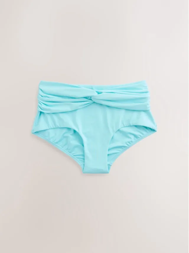 Next Dames - Midi-bikinibroekje met medium taille - Blauw