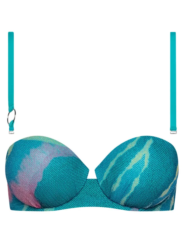 Lisca ATLANTIDA bandeau-bikinitop groen