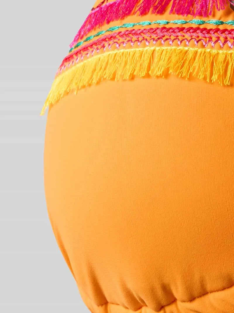 banana moon Bikini met gewatteerde cups en zijvetering oranje, foto 2