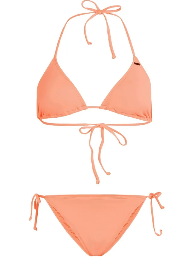O'Neill voorgevormde triangel bikini set Capri Bondi zalmroze
