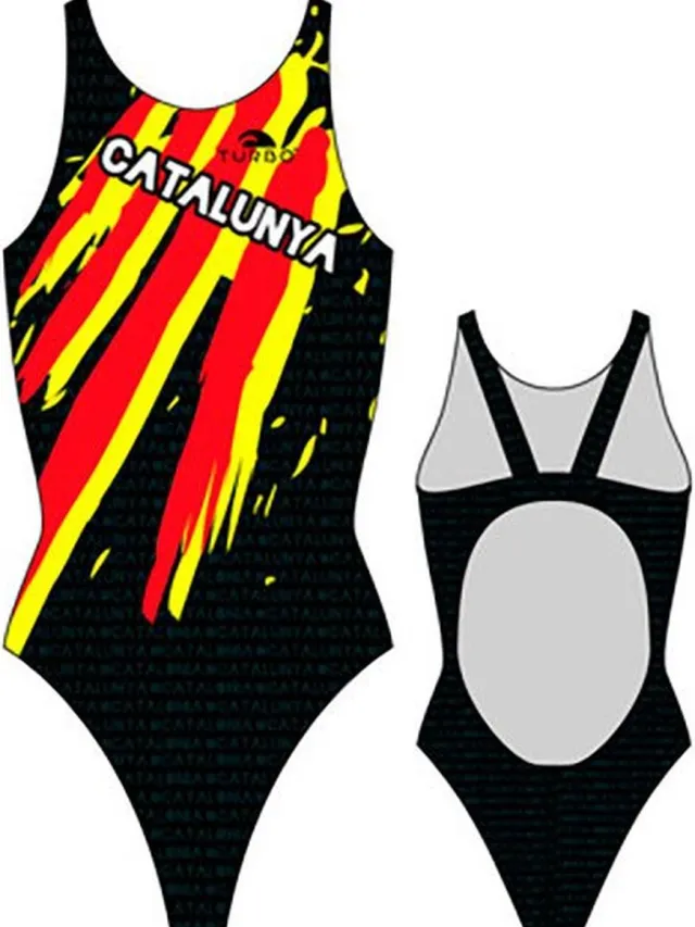 Turbo Catalonia Pro Resist Zwemkleding Zwart M Vrouw Black