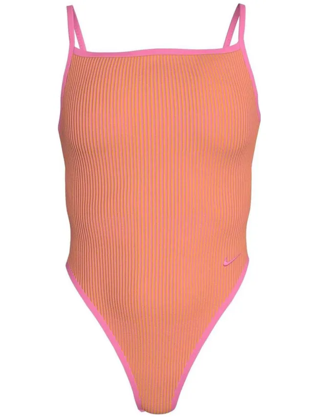 Nike Dames/dames zwempak uit één stuk (Roze gloed)