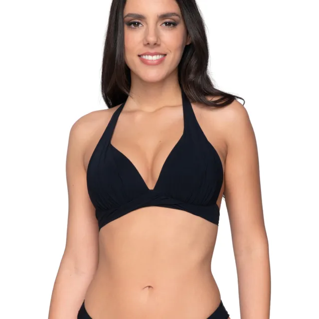 Luna Splendida BLUE SENSE driehoekige bikinitop zwart