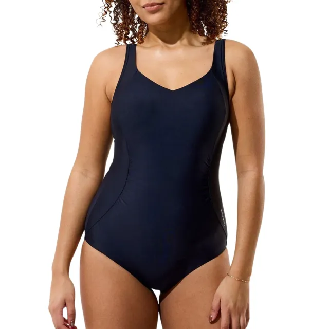 Speedo Shirred Badpak Dames Zwart