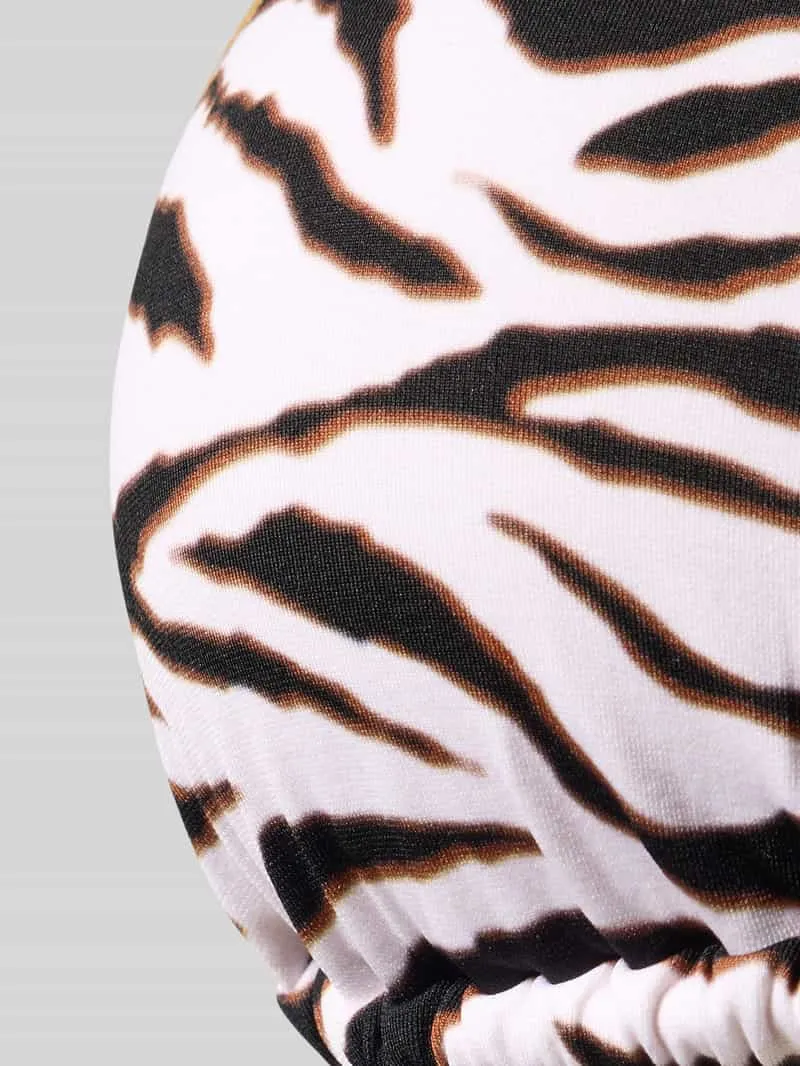 banana moon Bikinitop in all-over look model 'BLUCO WILDJUNGLE' zwart, foto 3