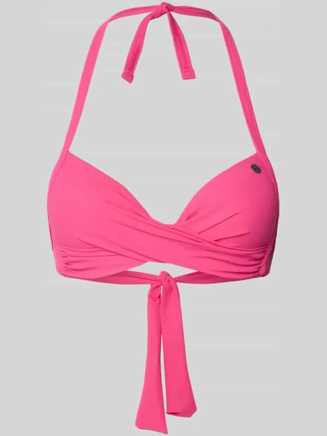 banana moon Bikinitop met vetersluiting Model 'EYRO' Roze