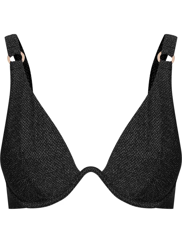 ESOTIQ Stardust - Bikinitop - Zacht - Met beugels - Zwart