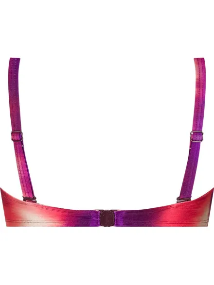 Ten Cate Bikini top twisted padded wired bikini top dames bordeaux, foto 2