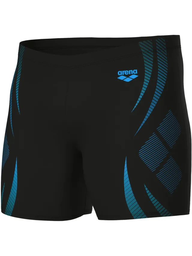 Arena Mid Zwemjammer Poseidonia Zwart/Blauw Zwart / Blauw