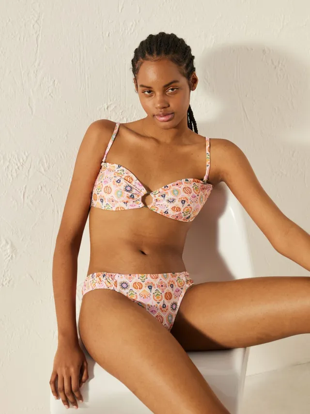 Penti Bloemen Mid-waist Hipster Bikini Onderbroek veelkleurig, foto 2