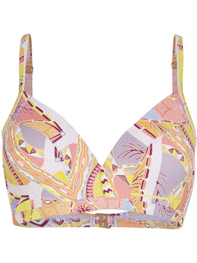 O'Neill O´neill Panama Bikinitop Veelkleurig 40 / B Vrouw Yellow Scarf Print