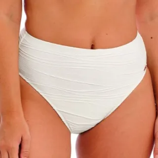 Fantasie Beach Waves high waist bikinibroekje wit Zwart,Groen,Wit
