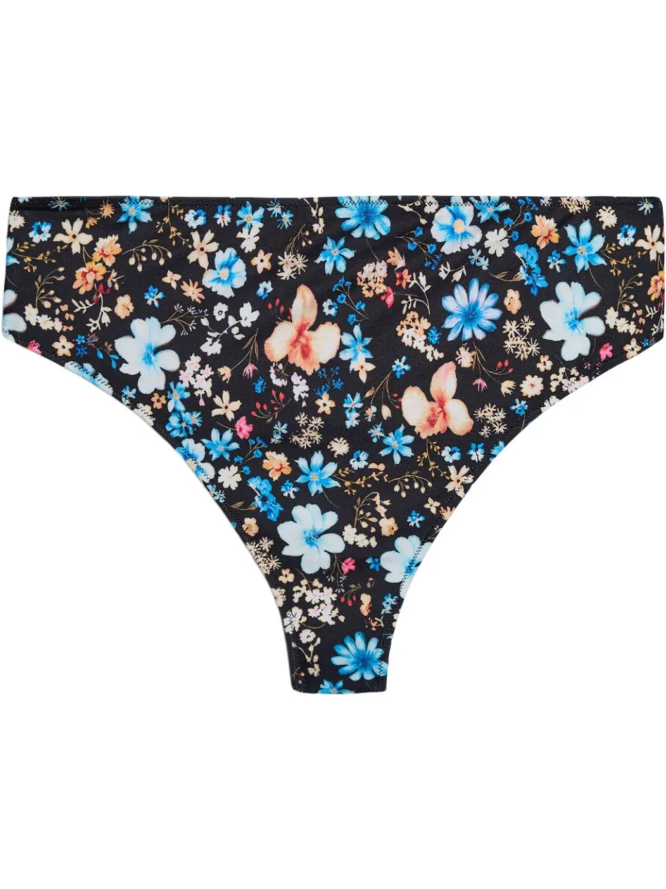 Zizzi high waist brazilian bikinibroekje CAANNE zwart/multi, foto 2