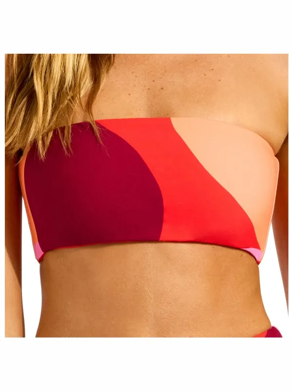 Seafolly Women's Sorrento Reversible Tube Top - Bikinitop, oranje
