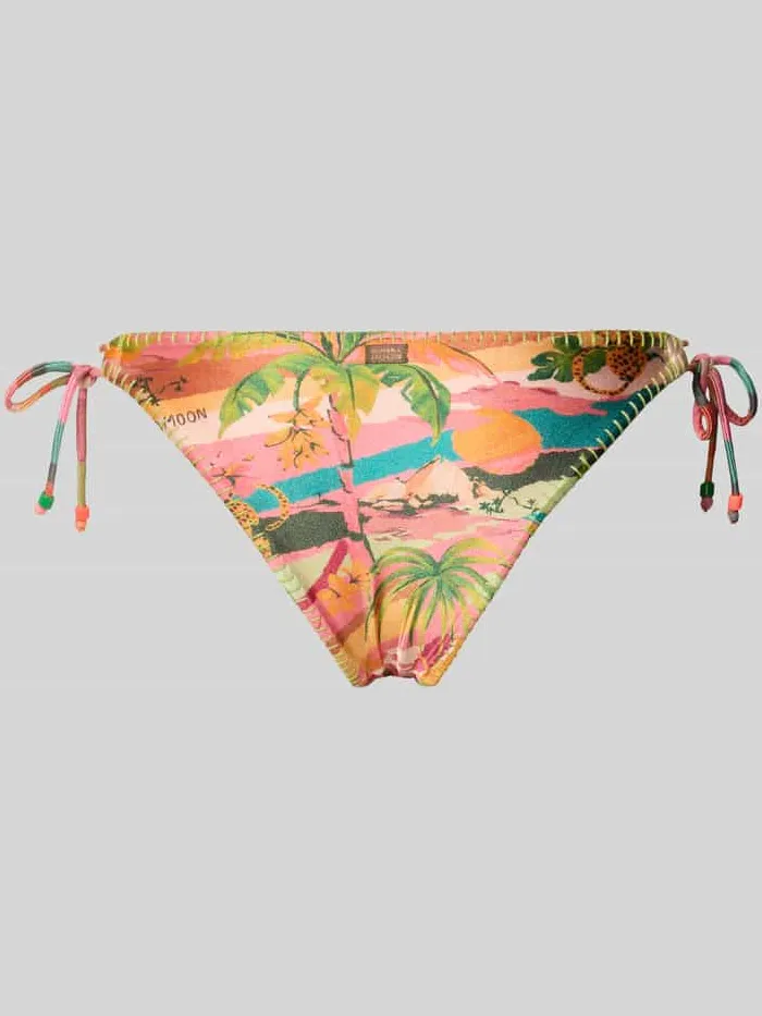 banana moon Bikinibroekje met vetersluiting aan de zijkant model 'KAMUNIBA AVORA' groen, foto 3