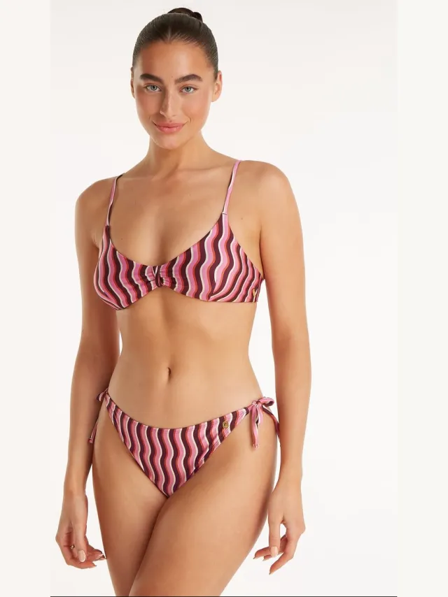 Ten Cate bow bikini bottom groovy wave voor Dames