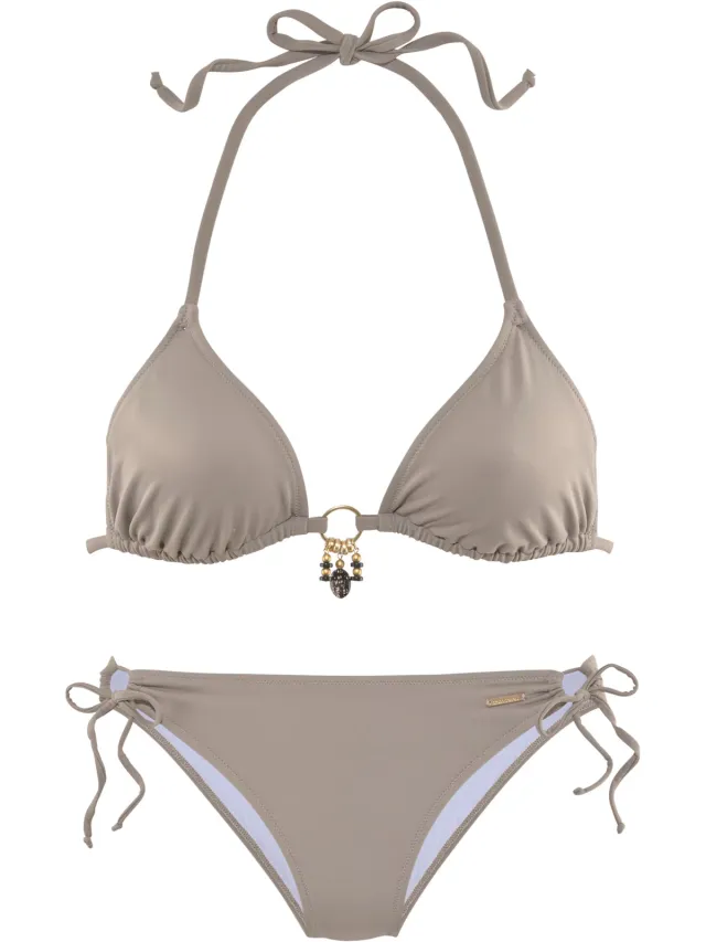 triangelbikini steengrijs, foto 2