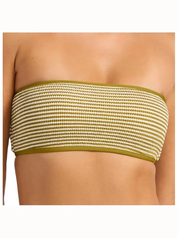 Seafolly Women's Horizons Tube Top - Bikinitop, oranje