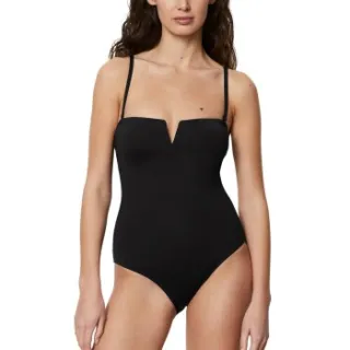 Marc O'Polo Bandeau badpak zwart