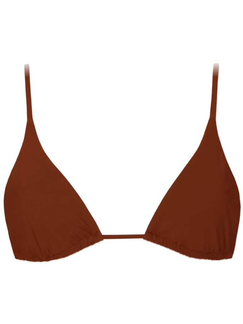 Anekdot dames vegan Triangel Bikinitop Olbia Roestbruin, foto 2