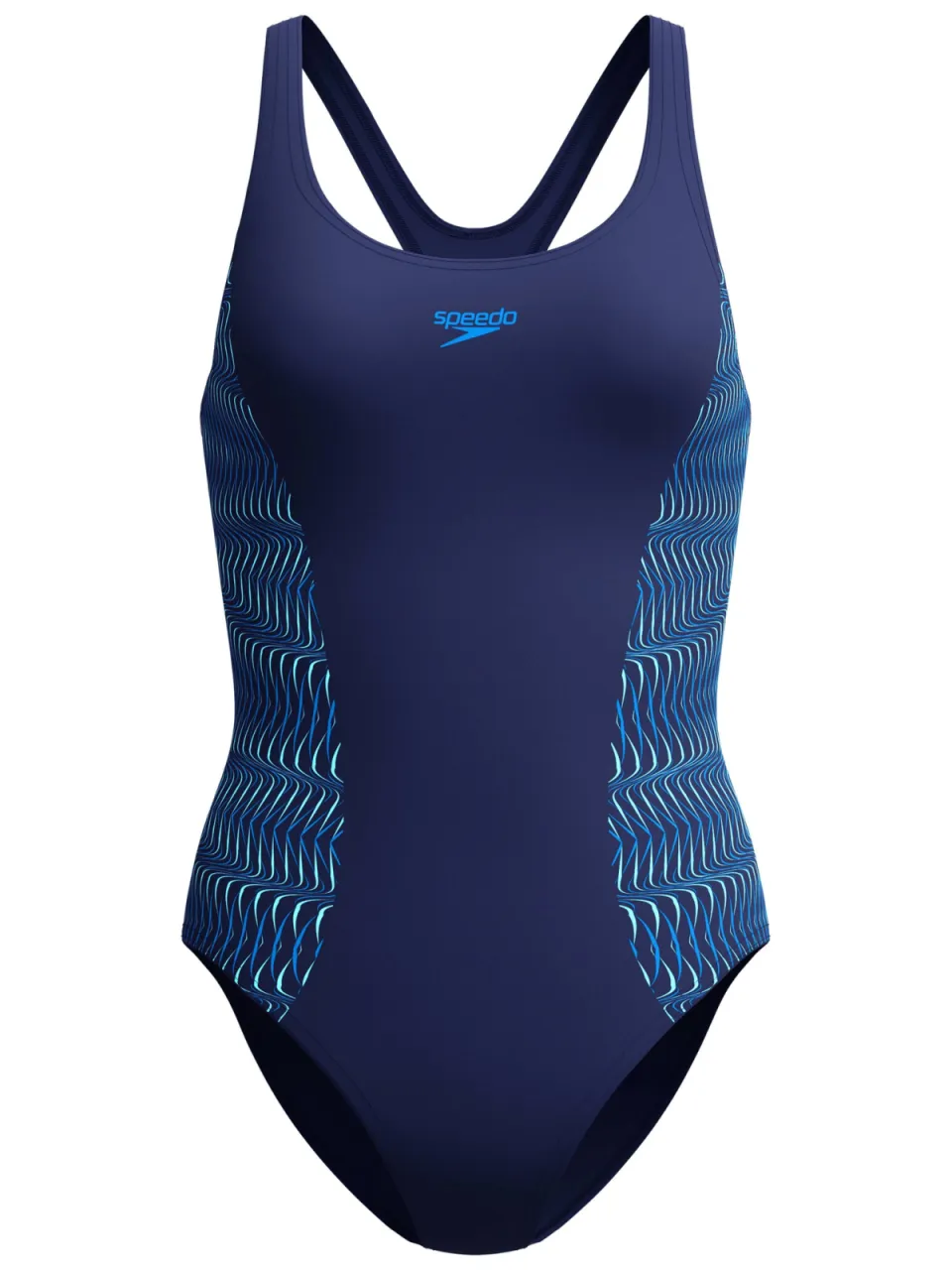 Speedo Placement Muscleback badpak blauw, foto 2
