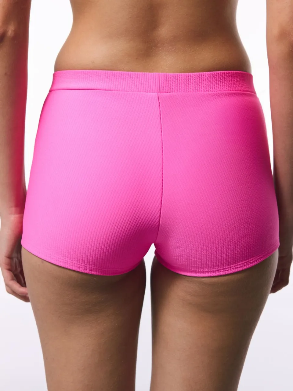 Penti Hoge Taille Geribbelde Bikinibroekjes fuchsia, foto 2