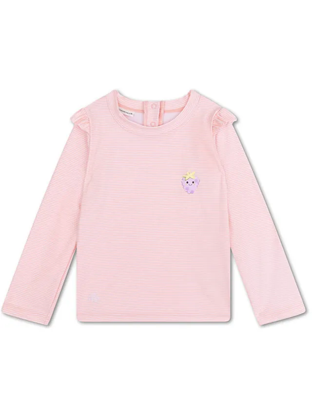 Swim Essentials UV Zwemshirt - Lange Mouwen - Roze - Blackberry - 98/104