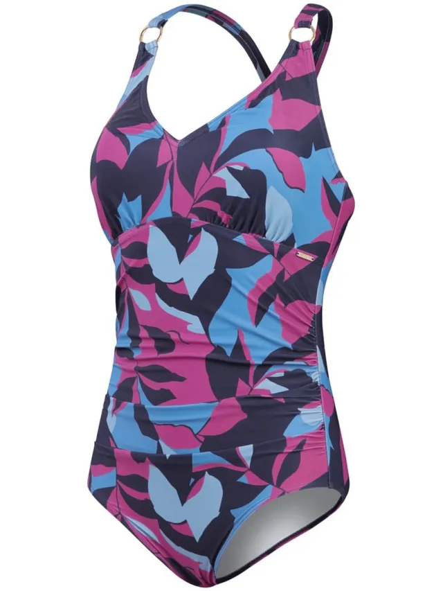 Speedo Badpak Speedo Shaping Printed V-Neck Multicolour