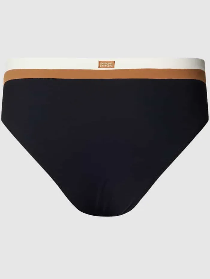 banana moon Bikinibroekje met contraststrepen, model 'LAKA MONTECITO' zwart, foto 2