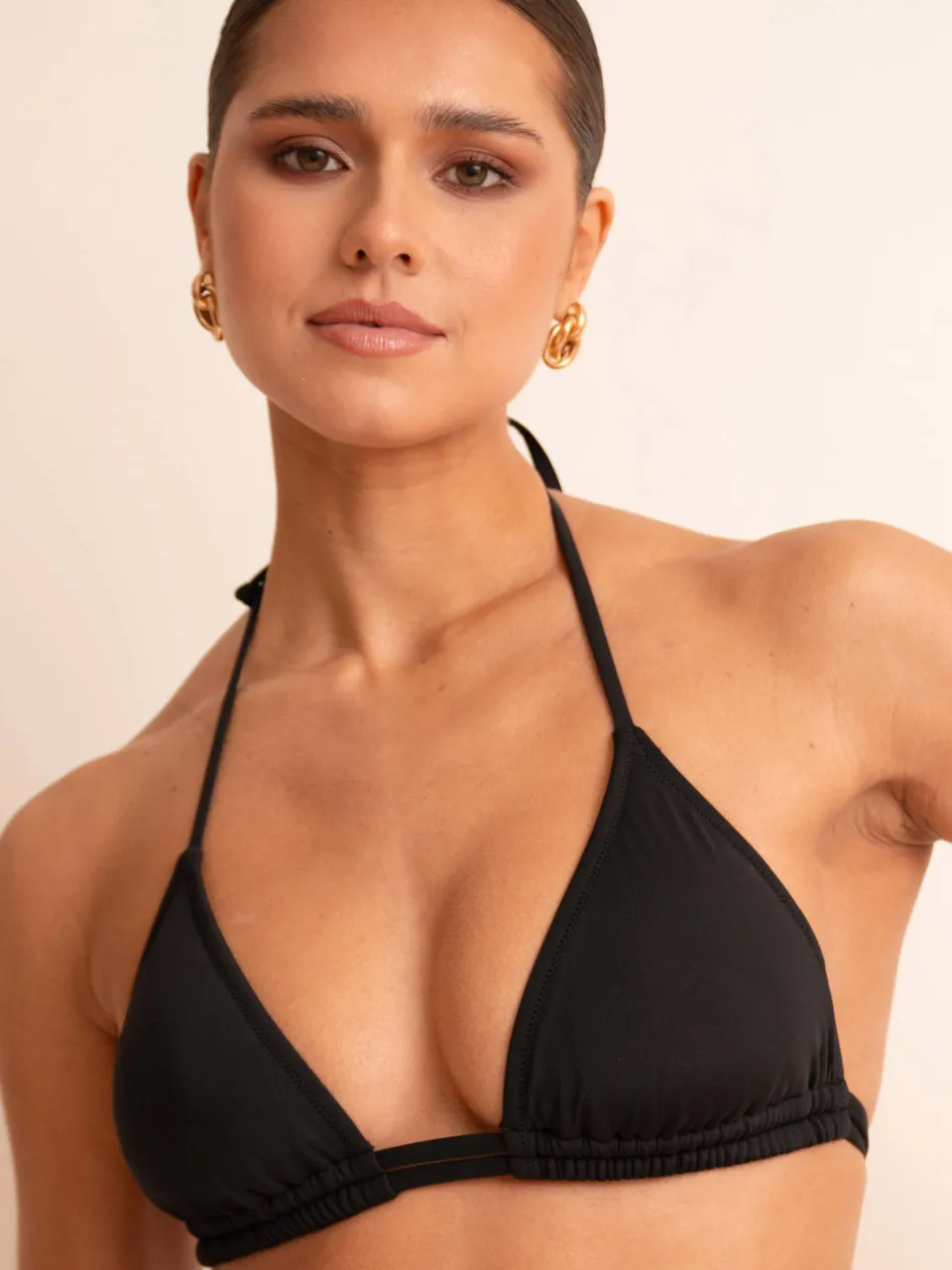 Sam Friday Jessie voorgevormde triangel bikinitop zwart, foto 7