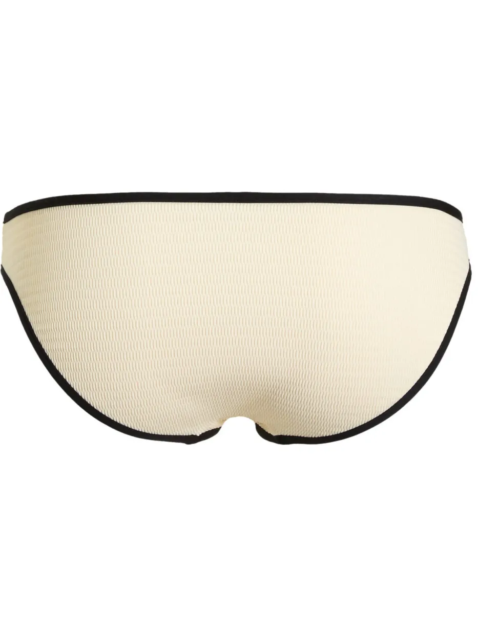 Seafolly Beach Bound bikinibroekje ecru/zwart, foto 3