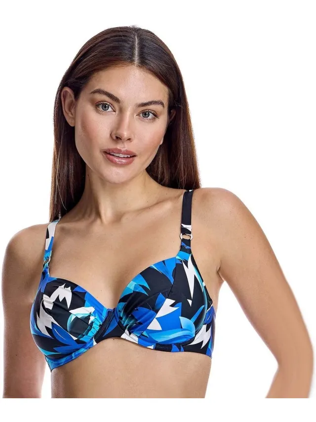 Ory W250439 bikinitop blauw Multicolour