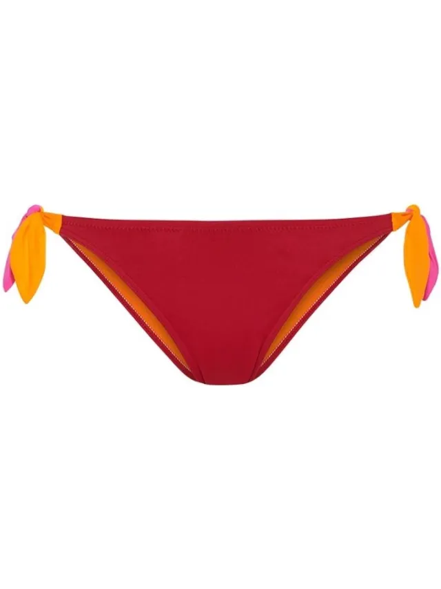 Cyell Bikinibroekje Met Strikjes - Utopia Oranje/Rood/Roze