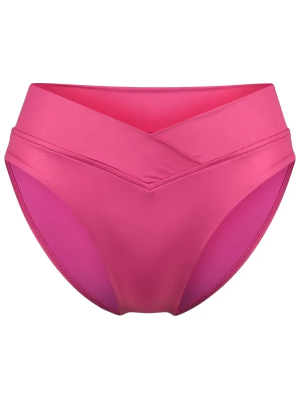 Seafolly Women's Soleil V Front High Cut Pant - Bikinibroekje, roze
