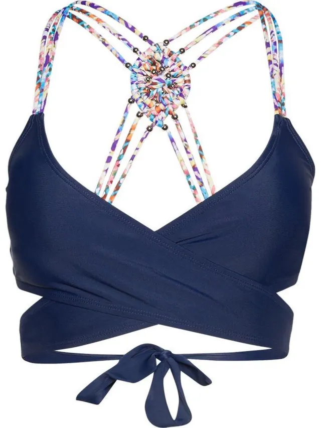 Sapph Bikini - Bali Bikini top crochet - Dark blue - L - FayaBeach