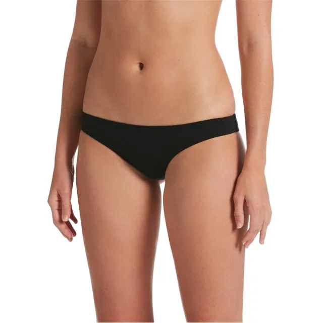 Nike Dames/Dames Logo Laag uitgesneden Bikinibroekje (Zwart)
