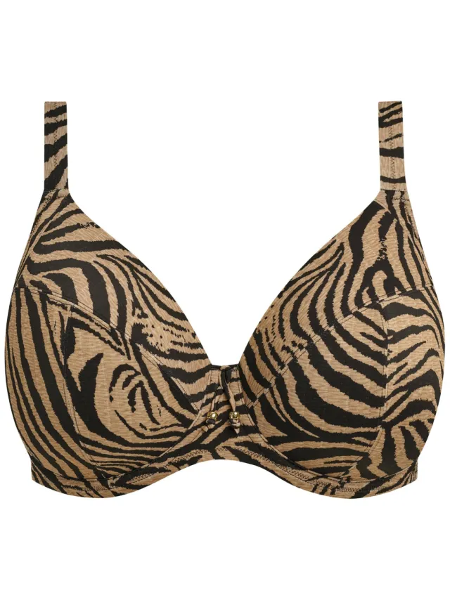 Elomi Tortoli Bay bikinitop met beugel bruin/zwart, foto 2