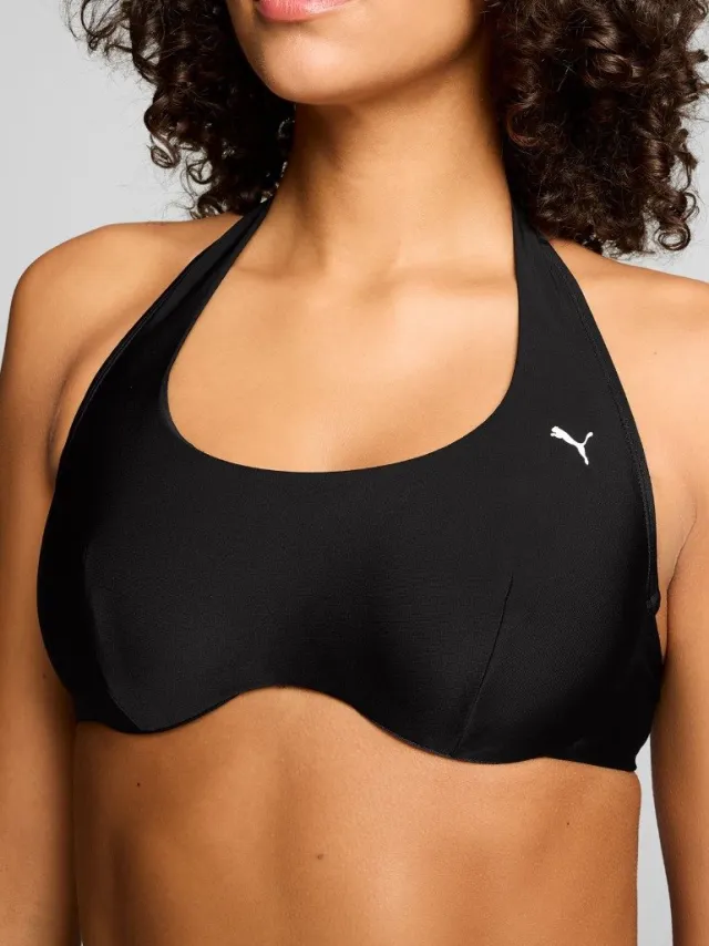 Puma Bikinitopje - Dames - Scoop Neck Zwart