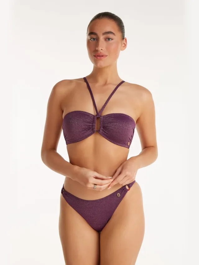 Ten Cate ring bikini bottom wine red voor Dames