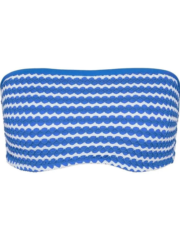 Seafolly Women's Mesh Effect DD Tank Bra - Bikinitop, blauw